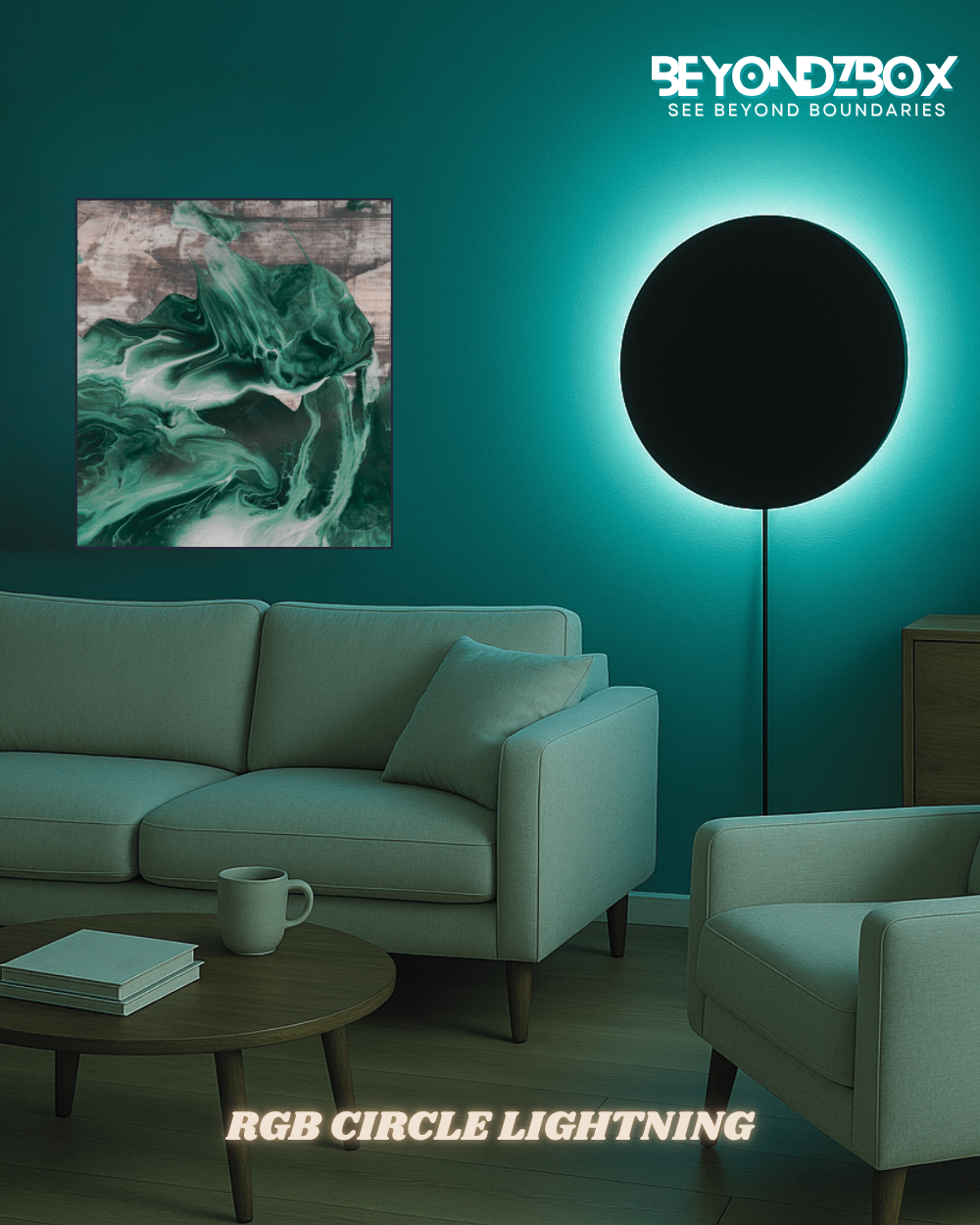 RGB circle lightning